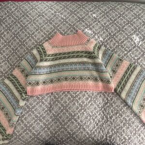 Cozy Multicolor Patterned Sweater